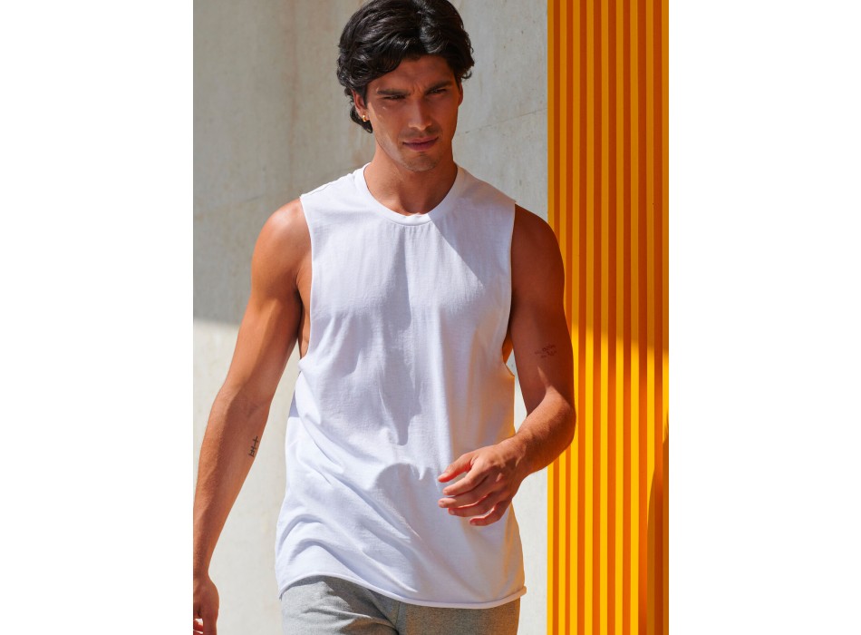 Men's High Neck Slash Armhole Vest FullGadgets.com