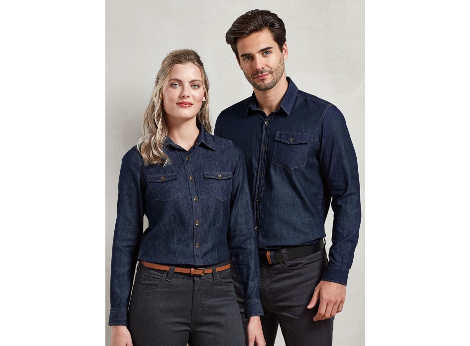 Men's Jeans Stitch Denim Shirt FullGadgets.com