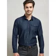 Men''s Jeans Stitch Denim Shirt FullGadgets.com