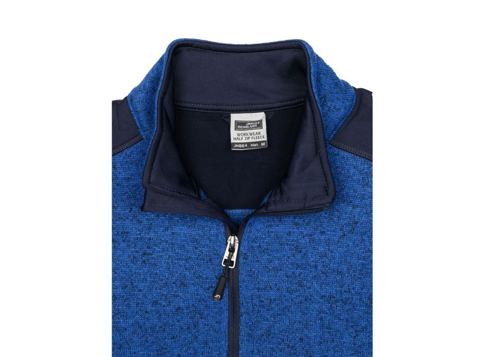 Men's Knitted Workwear Fleece Half-Zip - Strong FullGadgets.com