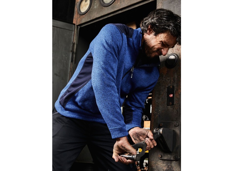 Men's Knitted Workwear Fleece Half-Zip - Strong FullGadgets.com