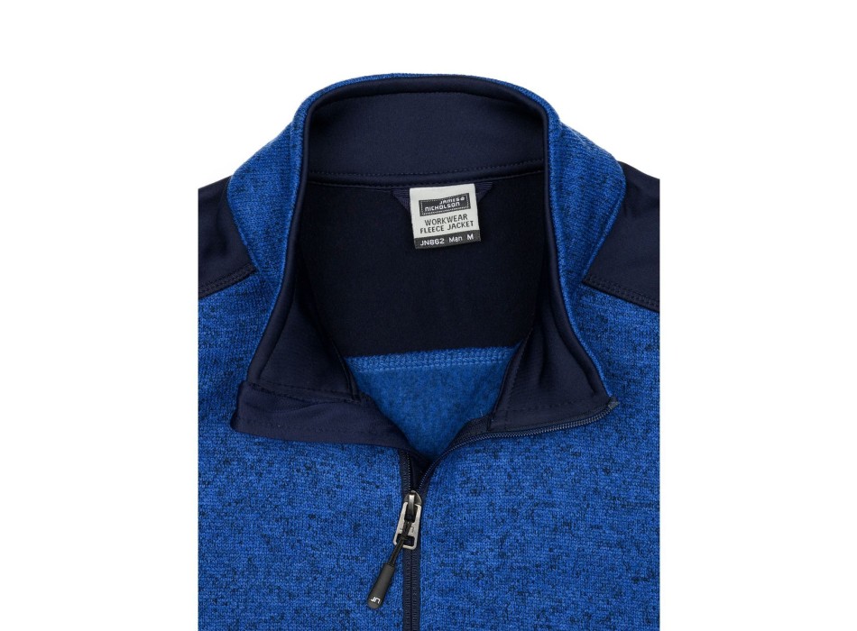 Men's Knitted Workwear Fleece Jacket - Strong FullGadgets.com