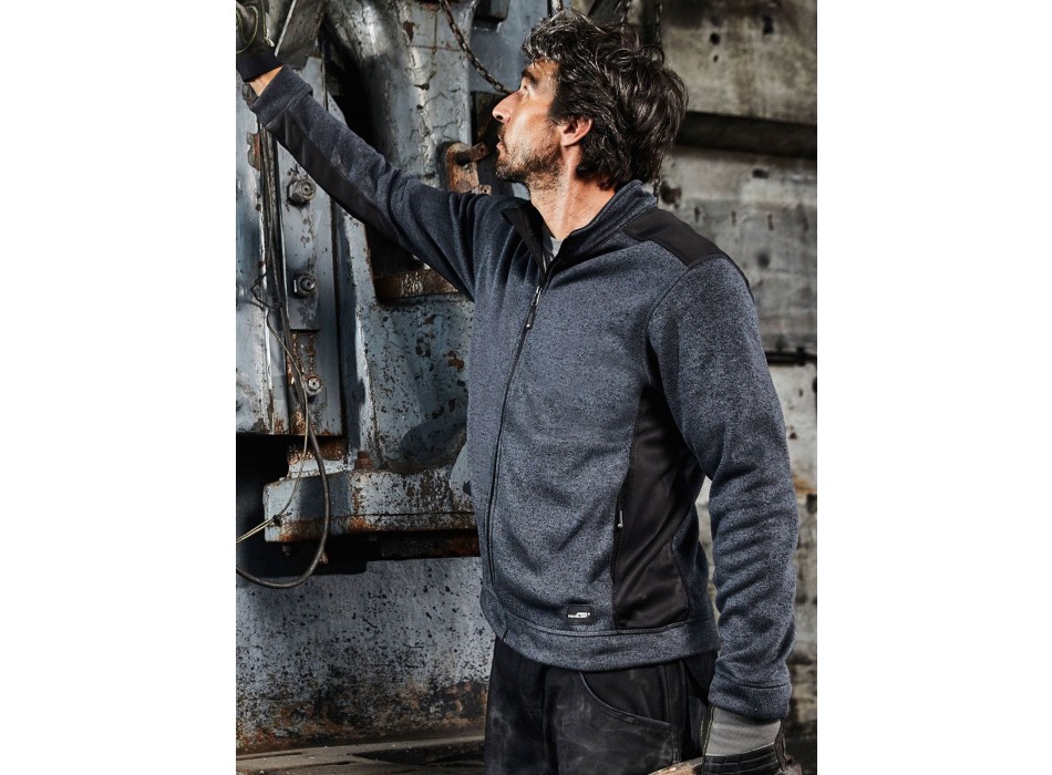 Men's Knitted Workwear Fleece Jacket - Strong FullGadgets.com