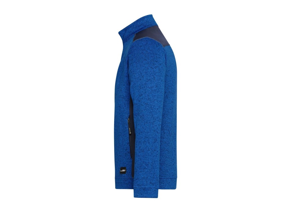Men's Knitted Workwear Fleece Jacket - Strong FullGadgets.com