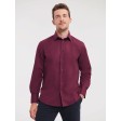 Men's Long Sleeve Easy Care Fitted Shirt FullGadgets.com
