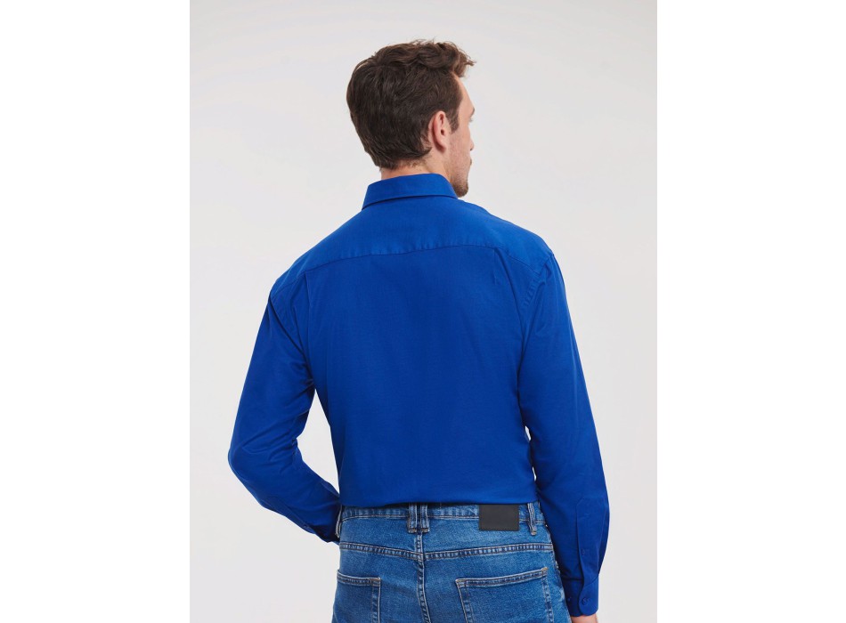 Men's Long Sleeve Easy Care Oxford Shirt FullGadgets.com