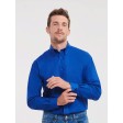 Men's Long Sleeve Easy Care Oxford Shirt FullGadgets.com