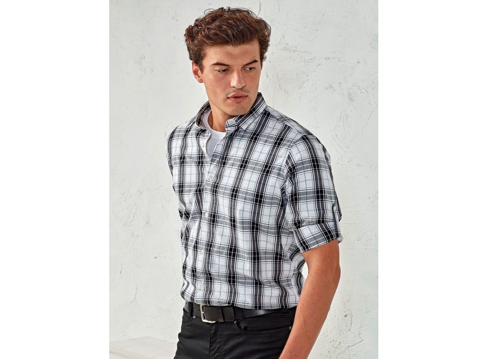 Men's Long Sleeve 'Ginmill' Check Shirt FullGadgets.com