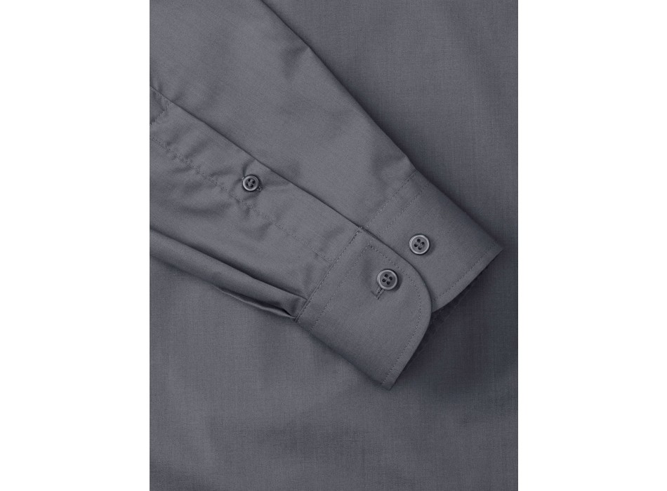 Men's Long Sleeve PolyCotton Poplin Shirt FullGadgets.com
