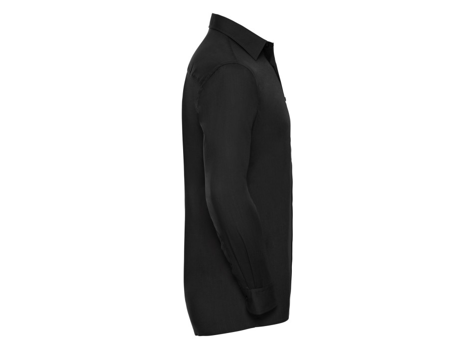 Men's Long Sleeve PolyCotton Poplin Shirt FullGadgets.com