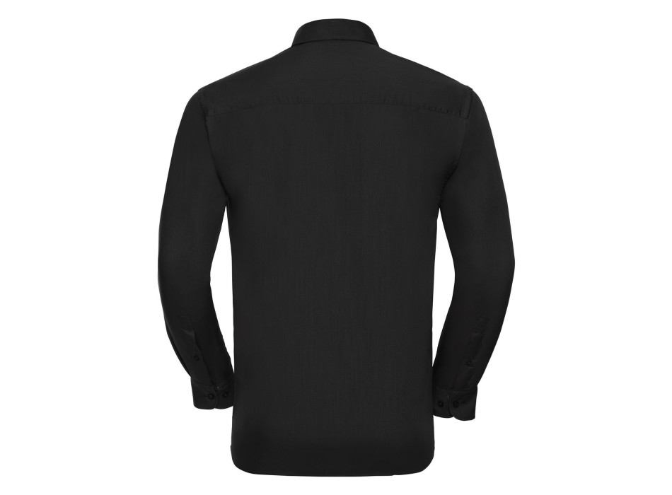 Men's Long Sleeve PolyCotton Poplin Shirt FullGadgets.com