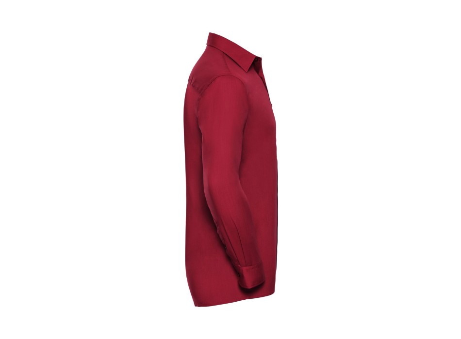 Men's Long Sleeve PolyCotton Poplin Shirt FullGadgets.com
