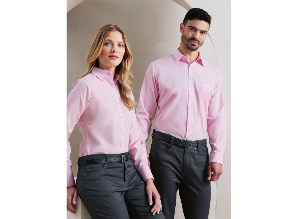 Men's Long Sleeve Poplin Shirt FullGadgets.com
