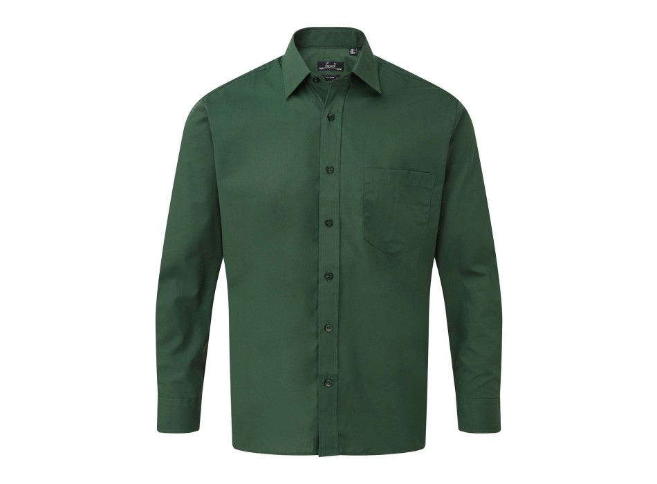 Men's Long Sleeve Poplin Shirt FullGadgets.com