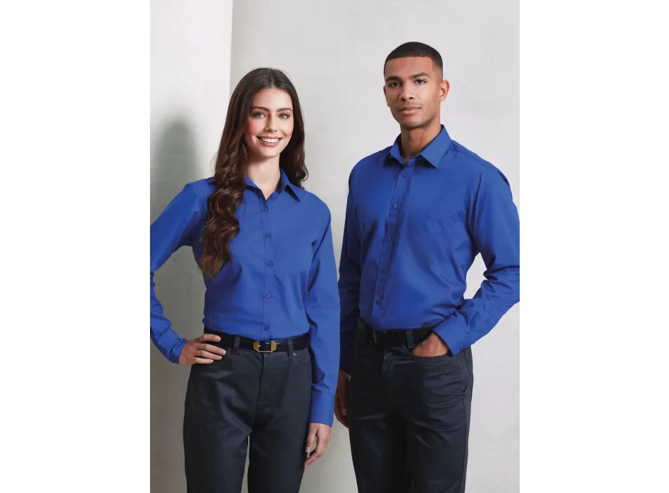 Men's Long Sleeve Poplin Shirt FullGadgets.com