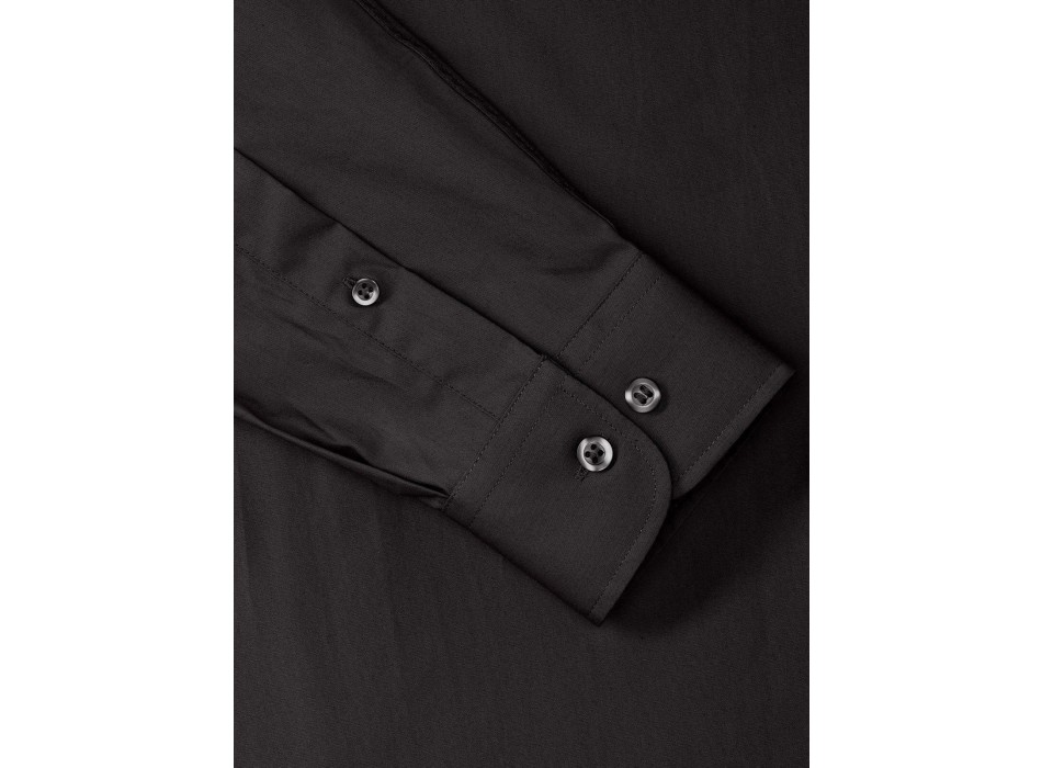 Men's Long Sleeve Pure Cotton Poplin Shirt FullGadgets.com