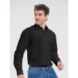 Men's Long Sleeve Pure Cotton Poplin Shirt FullGadgets.com