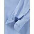Men's Long Sleeve Tailored Contrast Herringbone Shirt FullGadgets.com