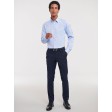 Men's Long Sleeve Tailored Herringbone Shirt FullGadgets.com
