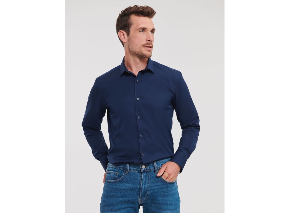 Men's Long Sleeve Ultimate Stretch FullGadgets.com