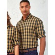 Men's LSL 'Mulligan' Check Cotton Bar Shirt FullGadgets.com