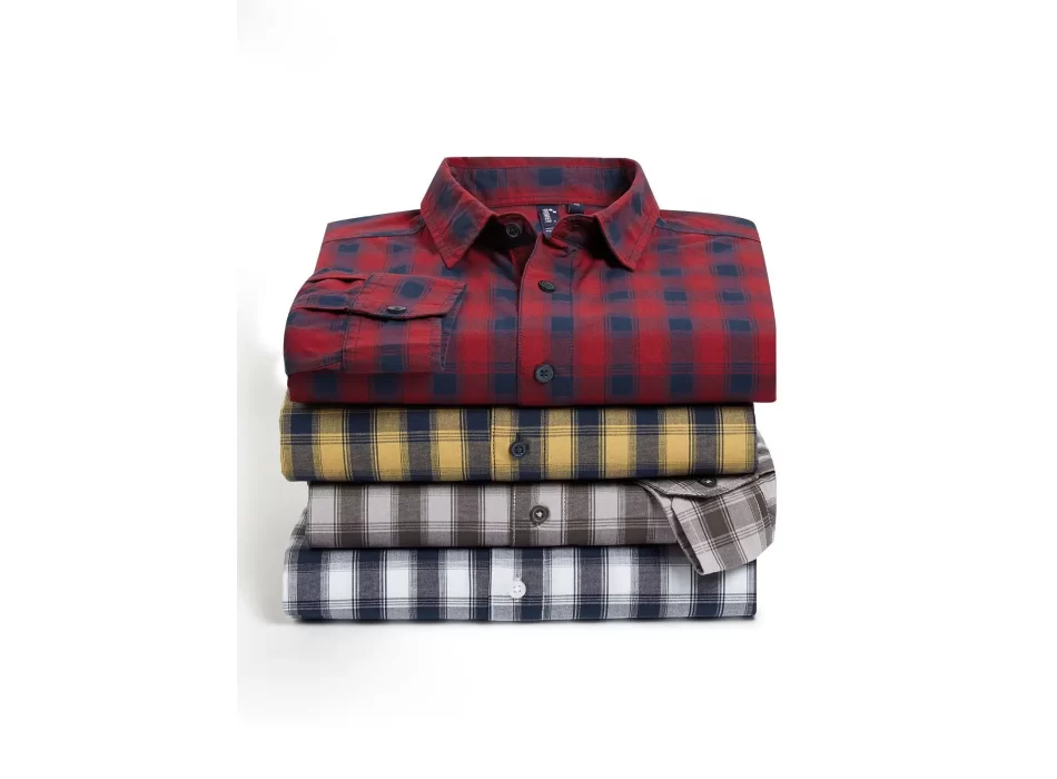 Men's LSL 'Mulligan' Check Cotton Bar Shirt FullGadgets.com