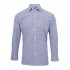 Men'S Microcheck Ls Shirt 100% Personalizzabile |Premier