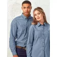 Men's Organic Chambray Fairtrade Shirt FullGadgets.com
