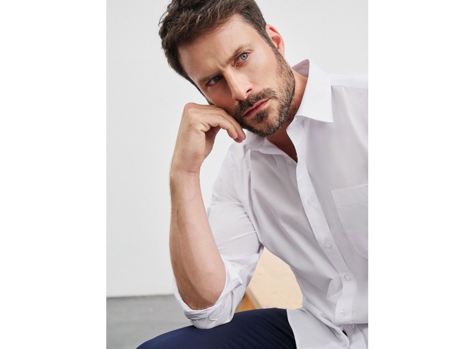 Men's Shirt Longsleeve Poplin FullGadgets.com