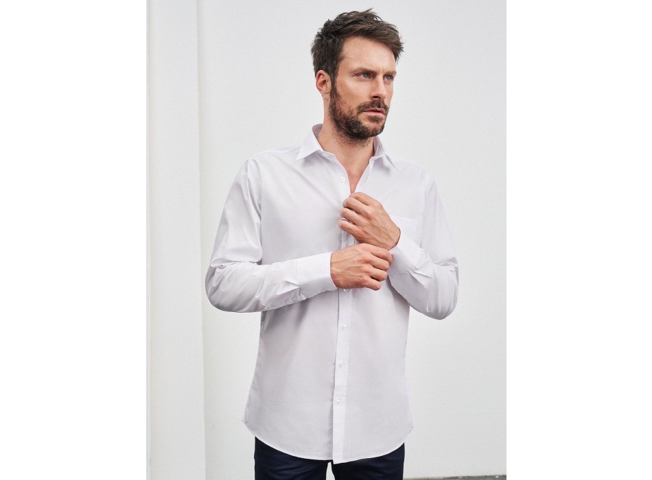 Men's Shirt Longsleeve Poplin FullGadgets.com