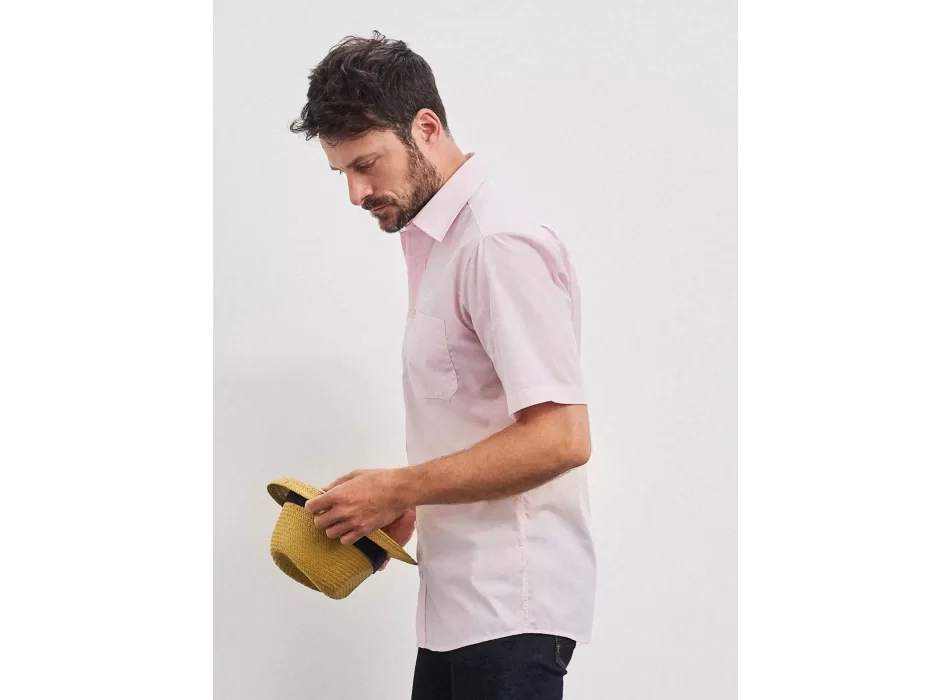 Men's Shirt Short sleeve Poplin FullGadgets.com