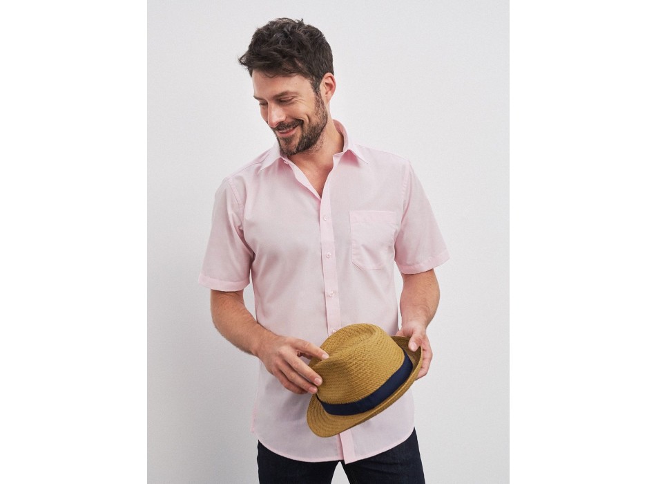 Men's Shirt Short sleeve Poplin FullGadgets.com