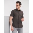 Men's Short Sleeve Easy Care Fitted Shirt FullGadgets.com