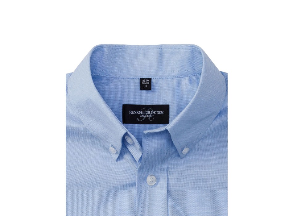 Men's Short Sleeve Easy Care Oxford Shirt FullGadgets.com