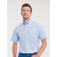 Men's Short Sleeve Easy Care Oxford Shirt FullGadgets.com