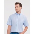 Men's Short Sleeve Easy Care Oxford Shirt FullGadgets.com