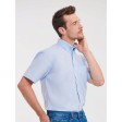Men's Short Sleeve Easy Care Oxford Shirt FullGadgets.com