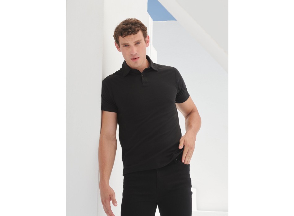 Men's Short Sleeved Stretch Polo FullGadgets.com