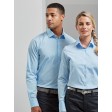 Men's Stretch Fit Cotton Poplin Long Sleeve Shirt FullGadgets.com