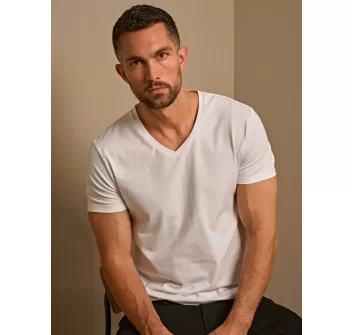 Men's Stretch V-neck tee FullGadgets.com