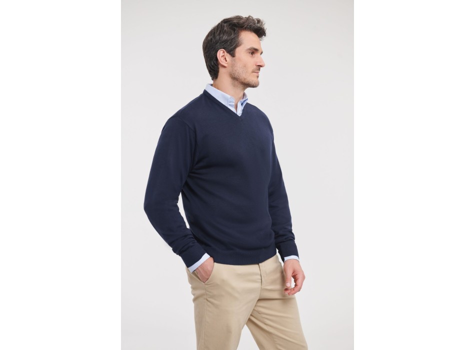 Men's V-Neck Knitted Pullover FullGadgets.com