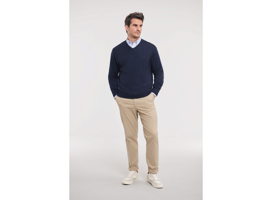 Men's V-Neck Knitted Pullover FullGadgets.com