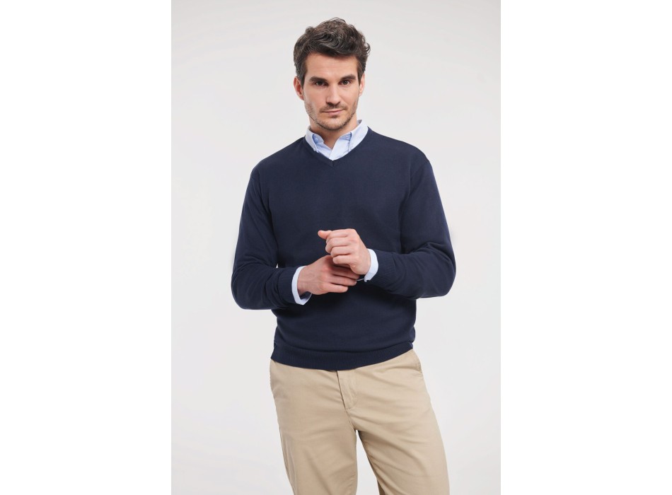 Men's V-Neck Knitted Pullover FullGadgets.com