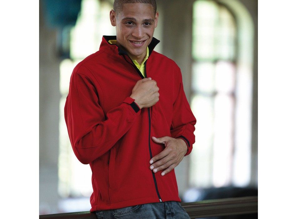 MEN SOFTSHELL JACKET 95%P 5%E FullGadgets.com