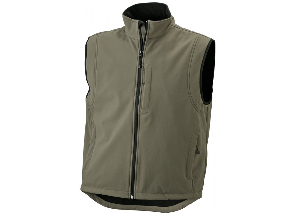 MEN SOFTSHELL VEST 95%P 5%E FullGadgets.com
