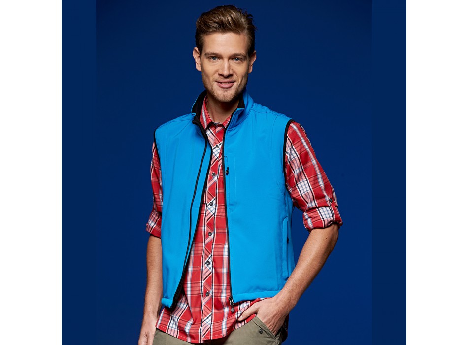 MEN SOFTSHELL VEST 95%P 5%E FullGadgets.com