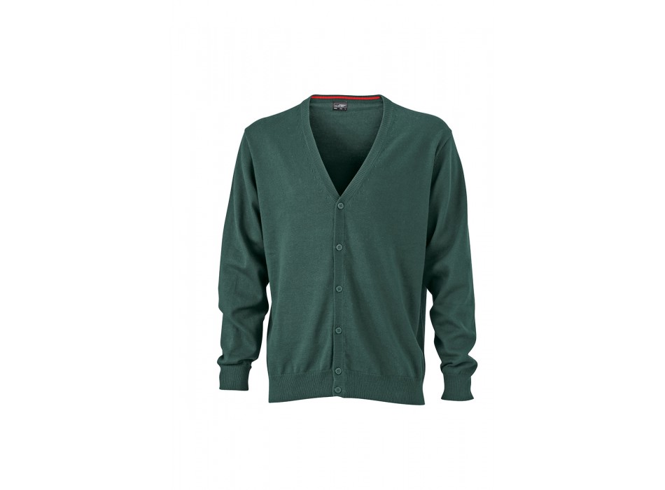 MEN V-NECK CARDIGAN 100%C FullGadgets.com