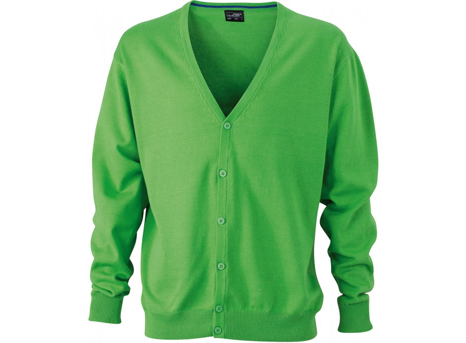 MEN V-NECK CARDIGAN 100%C FullGadgets.com