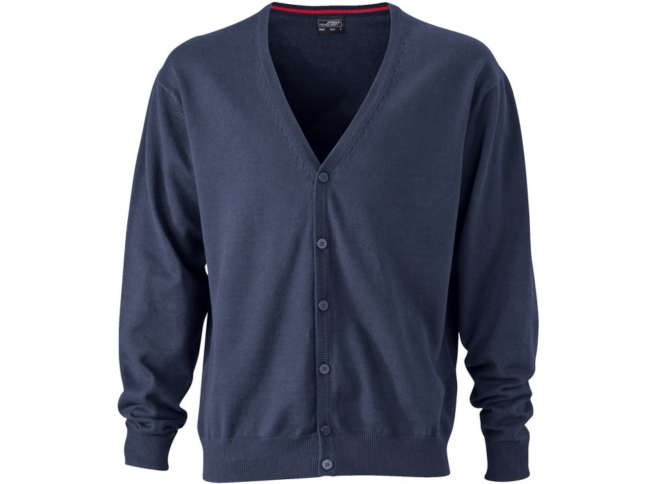 MEN V-NECK CARDIGAN 100%C FullGadgets.com