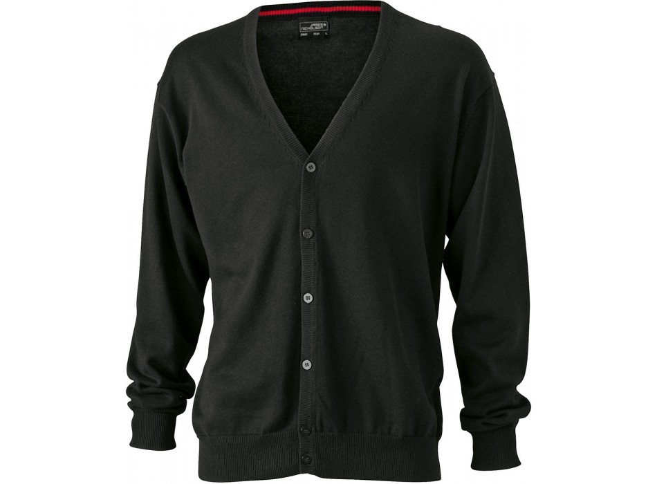 MEN V-NECK CARDIGAN 100%C FullGadgets.com